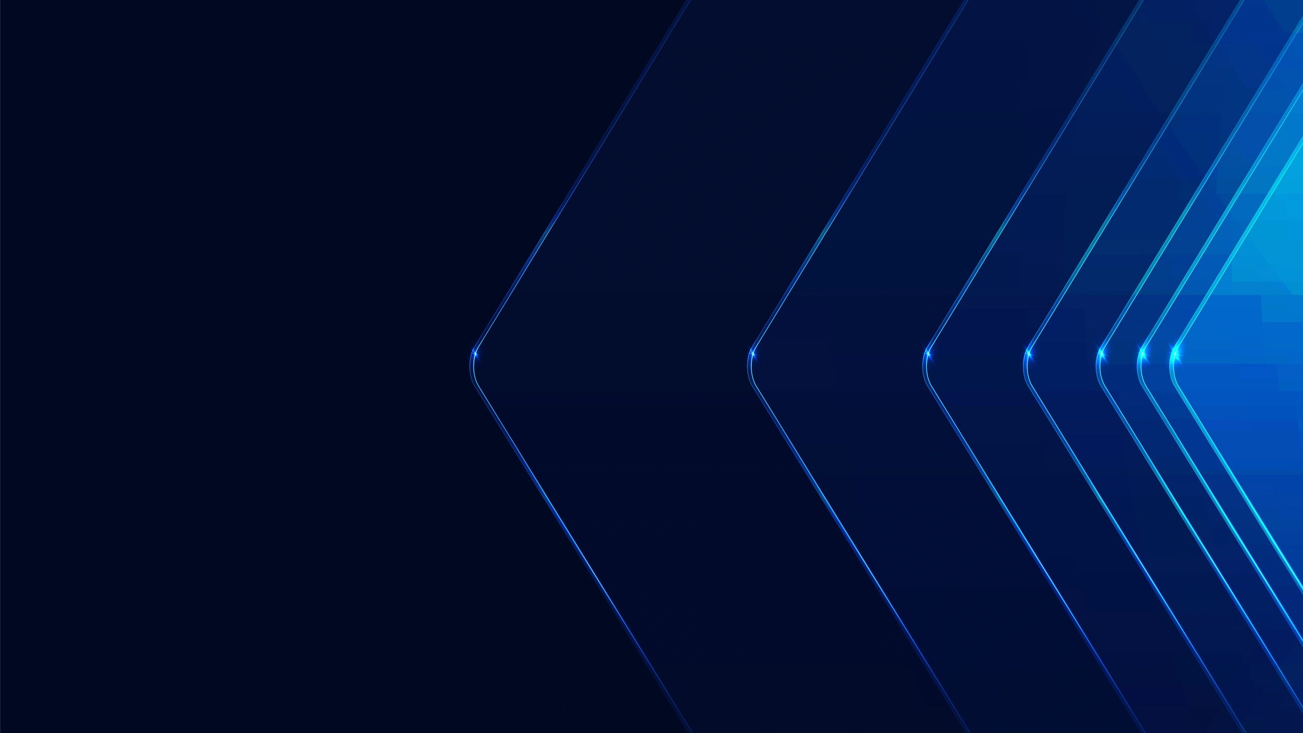 Abstract blue geometric technology background